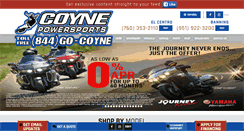 Desktop Screenshot of coynepowersports.com